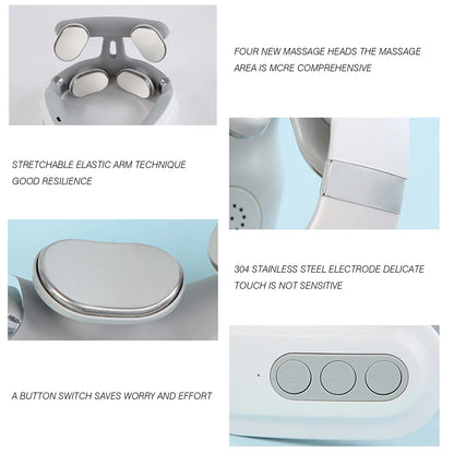 4-Head Neck Massager