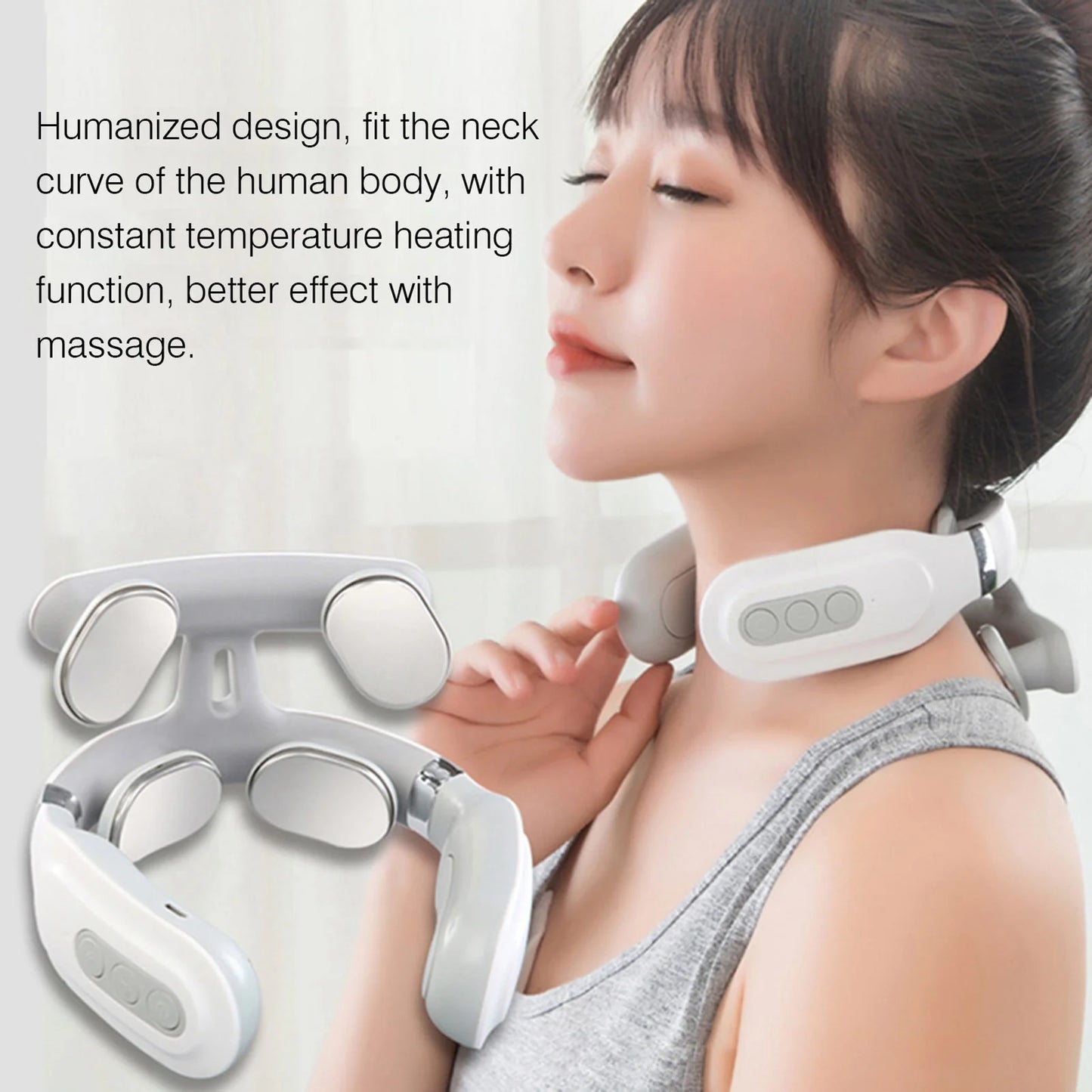 4-Head Neck Massager