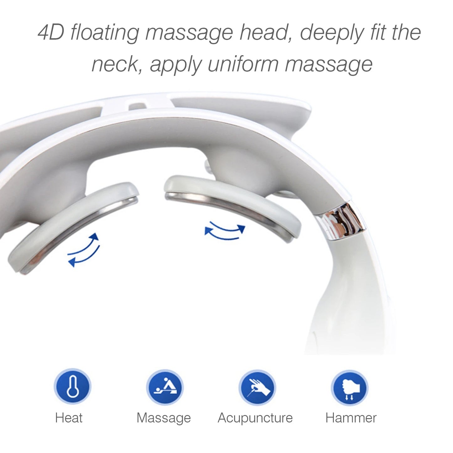 4-Head Neck Massager